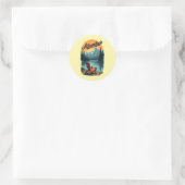 Adirondack Lake Chair Ronde Sticker (Tas)