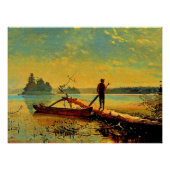 Adirondack Lake door Winslow Homer Perfect Poster (Voorkant)