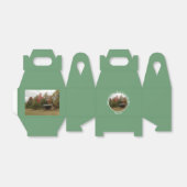 Adirondack Lean-to in de herfst Verjaardagsfeestar Bedankdoosjes (Uitgevouwen)