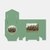 Adirondack Lean-to in de herfst Verjaardagsfeestar Bedankdoosjes (Uitgevouwen)