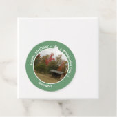 Adirondack Lean-to in de herfst Verjaardagsfeestar Bedankjes Labels (In situ)