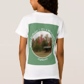 Adirondack Lean-to in de herfst Verjaardagsfeestar T-shirt (Achterkant)