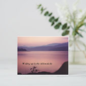 Adirondack Morning Briefkaart (Staand voorkant)