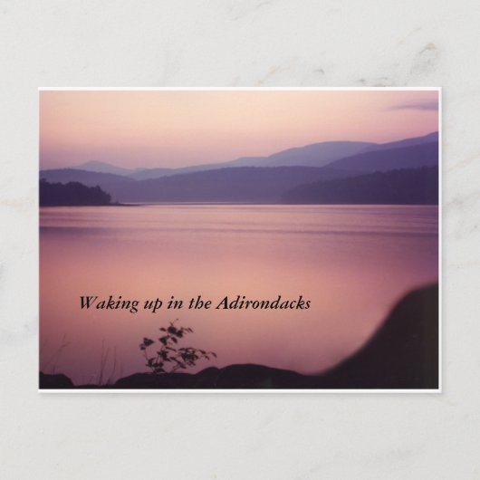 Adirondack Morning Briefkaart (Voorkant)
