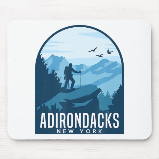 Adirondack Mountain Climate Hiking Mountainer Ad Muismat (Voorkant)