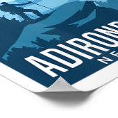 Adirondack Mountain Climate Hiking Mountainer Ad Poster (Hoek)