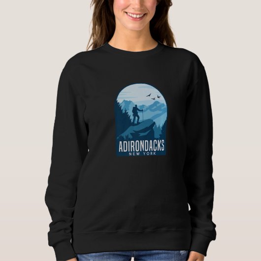 Adirondack Mountain Climate Hiking Mountainer Ad Trui (Voorkant)