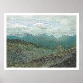Adirondack Mountain Peaks Panorama Poster (Voorkant)