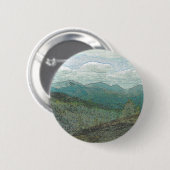 Adirondack Mountain Peaks Panorama Ronde Button 5,7 Cm (Voorkant /achterkant)