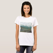 Adirondack Mountain Peaks Panorama T-shirt (Voorkant volledig)