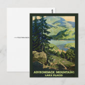 Adirondack Mountains Ansichtkaart Briefkaart (Voorkant / Achterkant)