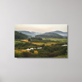 Adirondack Mountains - Fog - staat New York Canvas Afdruk