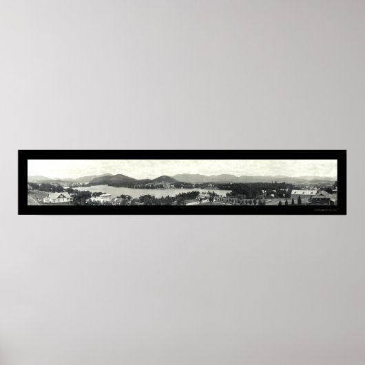 Adirondack Mountains & Lake Placid 1912 Poster (Voorkant)