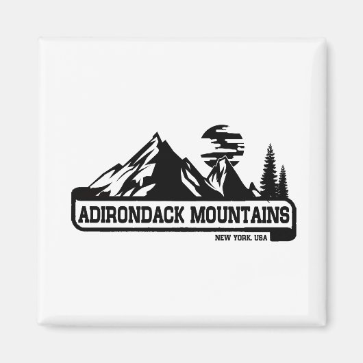 Adirondack Mountains Magneet (Voorkant)