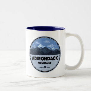 Adirondack Mountains New York Camping Tweekleurige Koffiemok