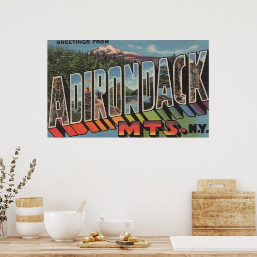 Adirondack Mountains, New York Poster (Keuken)