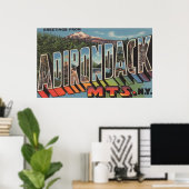Adirondack Mountains, New York Poster (Thuiskantoor)