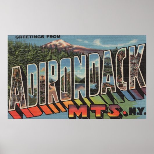 Adirondack Mountains, New York Poster (Voorkant)
