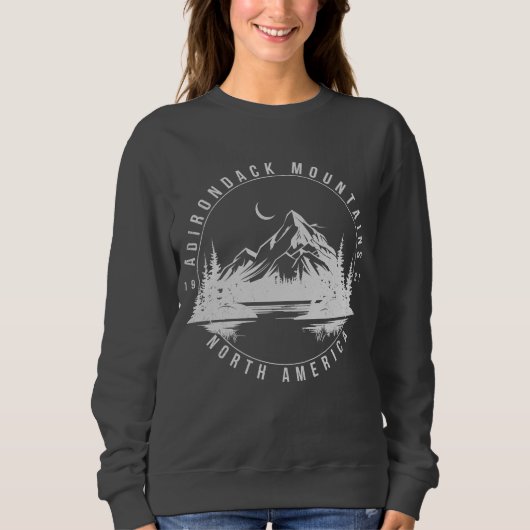 Adirondack Mountains Retro Vintage 1981 Trui (Voorkant)