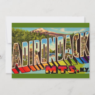 Adirondack Mountains Vintage 5x7 Grote Briefkaart