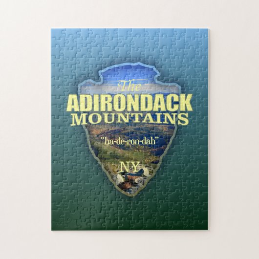 Adirondack Mtns (pijlpunt) Legpuzzel (Verticaal)