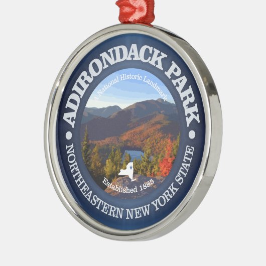 Adirondack Park Metalen Ornament (Links)