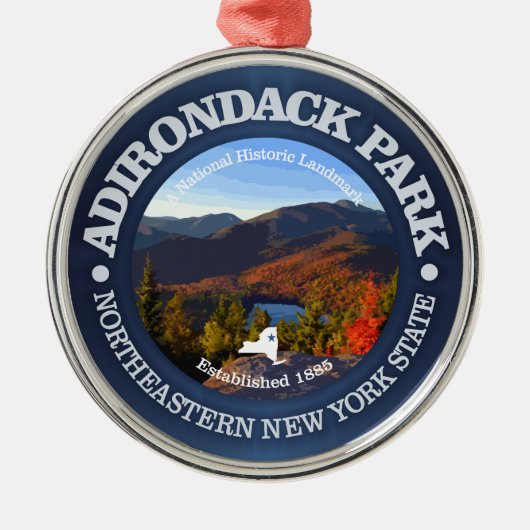 Adirondack Park Metalen Ornament (Voorkant)