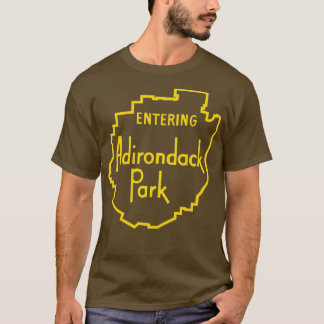 Adirondack Park Sign Adirondack Mountains T-shirt