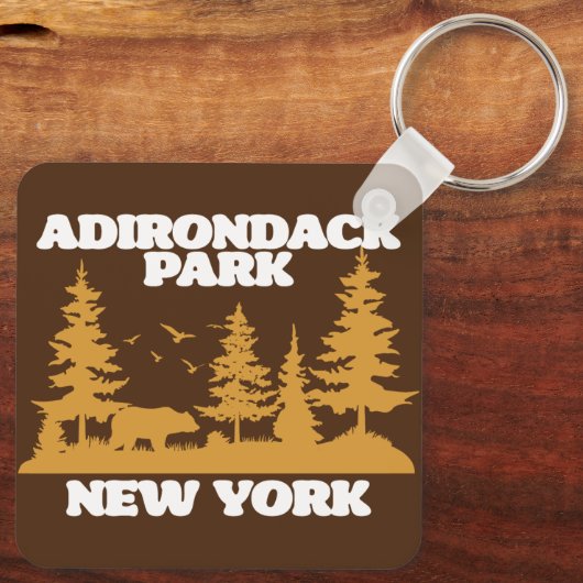 Adirondack Park Sleutelhanger (Achterkant)