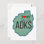 Adirondack Post Card Briefkaart (Voorkant / Achterkant)