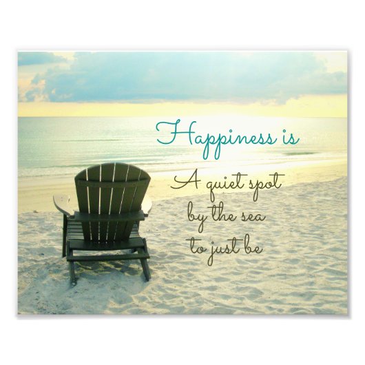 Adirondack-stoel op doorsnee foto foto afdruk (Voorkant)