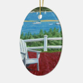 Adirondack-stoel Schilderen Keramisch Ornament (Links)