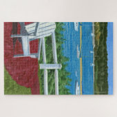 Adirondack-stoel Schilderij 1014-delig Puzzel (Horizontaal)