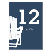 Adirondack Stoel Tafelnummer Kaart (Achterkant)