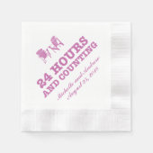 Adirondack Stoelen | 24 uur en tellen Servet (Voorkant)