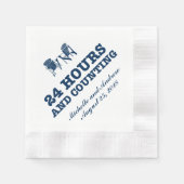 Adirondack Stoelen | 24 uur en tellen Servet (Voorkant)