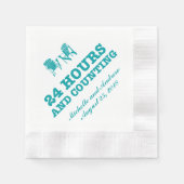 Adirondack Stoelen | 24 uur en tellen Servetten (Voorkant)