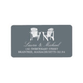 Adirondack Stoelen | Adres Etiket (Voorkant)