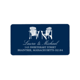 Adirondack Stoelen | Adres Etiket