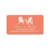 Adirondack Stoelen | Adres Etiket (Voorkant)