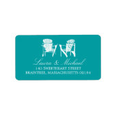 Adirondack Stoelen | Adres Etiket (Voorkant)