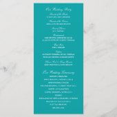 Adirondack Stoelen | Ceremony-programma Programmakaart (Achterkant)