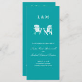 Adirondack Stoelen | Ceremony-programma Programmakaart (Voorkant / Achterkant)