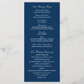 Adirondack Stoelen | Ceremony-programma Programmakaart (Achterkant)