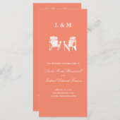 Adirondack Stoelen | Ceremony-programma Programmakaart (Voorkant / Achterkant)