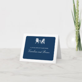 Adirondack Stoelen Dank Je Bedankkaart