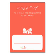 Adirondack Stoelen Koraal Zitplaatsen Kaart