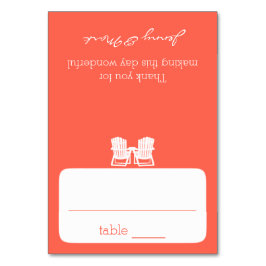 Adirondack Stoelen Koraal Zitplaatsen Kaart