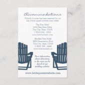 Adirondack Stoelen Navy Blue Interary Informatiekaartje (Achterkant)