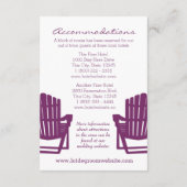 Adirondack Stoelen Plum Interary Informatiekaartje (Achterkant)